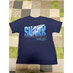 Mandalay Bay Shark Reef Aquarium Ocean All Over Graphic Print T-Shirt Size Large